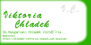 viktoria chladek business card